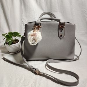 Gray Satchel Tote. Never used, it was larger than I was looking for